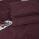 Комплект постельного белья MirSon Ranforce Elite Евро 200х220 см 17-0617 Stripe Brown Ranforce (2200008202248) - изображение 5