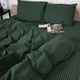 Комплект постельного белья MirSon Евро 200х220 см 17-0612&nbsp;Stripe&nbsp;Emerald Бязь (2200008201746) - изображение 6
