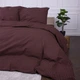 Комплект постельного белья MirSon Ranforce Elite Евро 200х220 см 17-0617 Stripe Brown Ranforce (2200008202248) - изображение 6