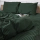 Комплект постельного белья MirSon Евро 200х220 см 17-0612&nbsp;Stripe&nbsp;Emerald Бязь (2200008201746) - изображение 7