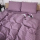 Комплект постельного белья MirSon Двуспальный 175х210 см 17-0626&nbsp;Geometry&nbsp;Purple Бязь (2200008205478) - изображение 2