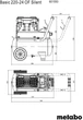 Воздушный компрессор Metabo Basic 220-24 OF Silent 24 л (601593000) - изображение 9