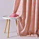 Ткань портьерная однотонная Фонлук Leopar Soft, 285 см, 280 гр/м2, шторная ткань, ткань для штор, шторы, портьеры, гардины, ткань гардинная V-12724 св.рожевий м.п. - изображение 4