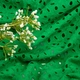 Ткань батист прошва Лола, 130 см, 130 гр/м2, хлопок, натуральна ткань для одежды зеленая м.п. - изображение 3