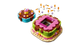 Zestaw klocków LEGO Tort na przyjęcie urodzinowe, 219 el. 40815 (5702017830872) - obraz 3