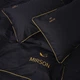 Комплект постельного белья MirSon семейный 143x210 см х 2 шт Corner&nbsp;16-9000 Black&nbsp;Stone Ranforce Elite (2200008401368) - изображение 1