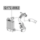 Радіатор інтеркулера Q-FIX Q172-0082 NISSAN 14461-4EB0A - зображення 1