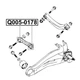 Сайлентблок задней тяги Q-FIX Q005-0178 MITSUBISHI MR403485 - изображение 1