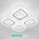 Люстра AL6550 ARD MATEO 40Вт LED белая Ardero 5000K 4400Lm (накладной cветодиодный светильник) 355х70мм - изображение 1