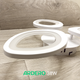 LED люстра Ardero AL6153 ARD 38W SOFI 3230Lm 5000K лепестковая белая (светильник без пульта) Ø540х70мм - изображение 4