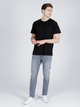 T-shirt męski bawełniany Cross Jeans 15250-020 XL Czarny (8699438699812) - obraz 3