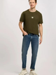 Футболка бавовняна довга чоловіча Cross Jeans 16054-002 S Хакі (8697319727777) - зображення 3