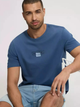 T-shirt męski bawełniany Cross Jeans 16054-005 S Niebieski (8697319727821) - obraz 4