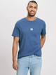 T-shirt męski bawełniany Cross Jeans 16054-005 L Niebieski (8697319727845) - obraz 1