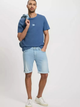T-shirt męski bawełniany Cross Jeans 16054-005 L Niebieski (8697319727845) - obraz 3