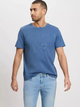 T-shirt męski bawełniany Cross Jeans 16055-005 2XL Niebieski (8697319727913) - obraz 1