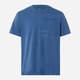 T-shirt męski bawełniany Cross Jeans 16055-005 M Niebieski (8697319727883) - obraz 5