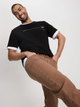 Футболка бавовняна довга чоловіча Cross Jeans 16060-020 S Чорна (8697319728378) - зображення 4
