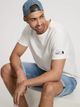 T-shirt męski bawełniany Cross Jeans 16063-028 XL Ecru (8697319728552) - obraz 4
