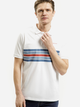Koszulka polo męska Cross Jeans 16069-008 M Biała (8697319750942) - obraz 1