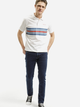 Поло довге чоловіче Cross Jeans 16069-008 XL Біле (8697319750966) - зображення 3