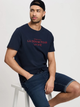 T-shirt męski bawełniany Cross Jeans 16076-001 XL Granatowy (8697319728903) - obraz 4