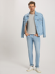 Футболка бавовняна довга чоловіча Cross Jeans 16107-004 2XL Світло-сіра (8697319729863) - зображення 3
