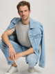 Футболка бавовняна довга чоловіча Cross Jeans 16107-004 2XL Світло-сіра (8697319729863) - зображення 4