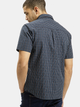 Koszula męska bawełniana z krótkim rękawem w kratę Cross Jeans 35610-001 2XL Granatowa (8697319765113) - obraz 2