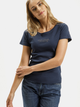 T-shirt damski bawełniany Cross Jeans 55577-001 2XL Granatowy (8697319746372) - obraz 1