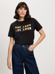 Футболка бавовняна жіноча Cross Jeans 56155-020 XL Чорна (8697319731293) - зображення 1