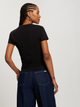 T-shirt damski bawełniany Cross Jeans 56160-020 XL Czarny (8697319731743) - obraz 2