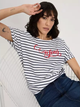 Футболка бавовняна жіноча Cross Jeans 56169-008 XS Біла (8697319732009) - зображення 4
