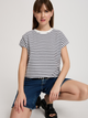 Футболка бавовняна жіноча Cross Jeans 56191-008 XL Біла (8697319747027) - зображення 5
