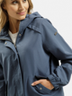 Kurtka wiatrówka damska z kapturem Cross Jeans 81274-005 M Niebieska (8697319736212) - obraz 4