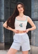 Женский Топ Стаф Бежевый С Кроликом Легкая Ткань Staff Bunny S (343717) - изображение 1