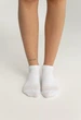 Женские Носки Стаф Белые Черные Серые С Логотипом Staff White/black/gray 36-39 (три Пары) Универсальный (343223) - изображение 4