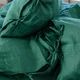Простынь на резинке MirSon односпальная 70x190+10 см Natural Linen Green Apple Лен (2200007102556) - изображение 6