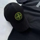 Костюм чоловічий літо шорти кепка футболка і 2 пари носків Stone Island L чорний - зображення 3