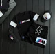Костюм комплект чоловічий літо шорти футболка кепка бананка BMW M чорний - зображення 1