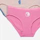Набор детских трусов-слипов 5 шт для девочки Calvin Klein 40976911 116 см Разноцветный (1159833783) - изображение 3