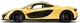 Машинка Rastar McLaren P1 GTR (75160) на радиоуправлении. 1:14. Цвет: желтый - изображение 3