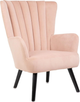 Fotel tapicerowany Homla MILLS 75 x 79 x 102 cm Pink (5904183859545) - obraz 1