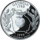 Монета США 25 центів (квотер) 1999 P UNC «Штати і території - Джорджія» (KM#296) - зображення 2