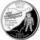 Монета США 25 центов (квотер) 2002 P «Штаты и территории - Огайо» UNC (KM#332) - изображение 2