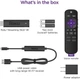 Медіаплеєр Roku Streaming Stick 4K (3820EU) — HDMI, Wi-Fi, 4K, Dolby Vision, HDR10+, AirPlay, Google Home, Alexa - зображення 4