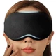 Маска для сна и комфортного отдыха дышащая 3D повязка на глаза с выпуклостями для глаз для мужчин и женщин Эластичная приятная ткань Black - изображение 1
