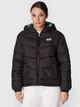 Kurtka zimowa damska Fila Titisee Reversible Oversized Puff Jacket FAW0243-80001 S Czarna (4064556333360) - obraz 1