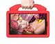 Противоударный детский чехол EVA Kids Like с подставкой на Samsung Galaxy Tab A11 LTE 4G / Tab A11 Wi-Fi 8.7" 2025 (Красный) - изображение 4