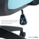 Кресло компьютерное офисное эргономичное OfficePro Harmony OC310-B-BL-BL Black/Blue - изображение 9